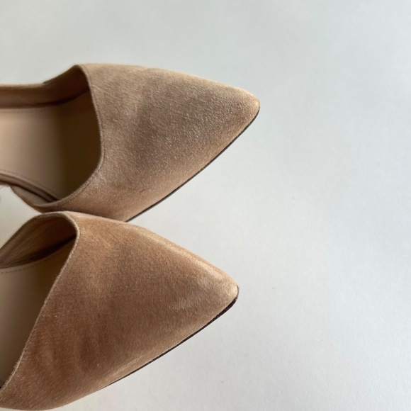 J. Crew Cream Suede Leather Point Toe Pumps size 9.5 - Picture 12 of 14